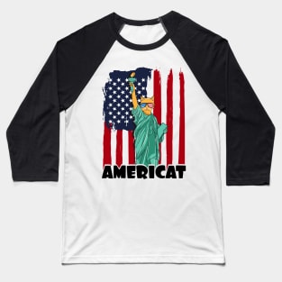 Funny Americat T-shirt Baseball T-Shirt